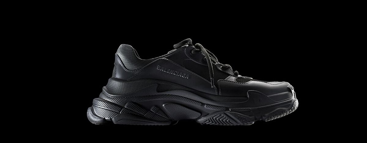 Melnas Balenciaga botas