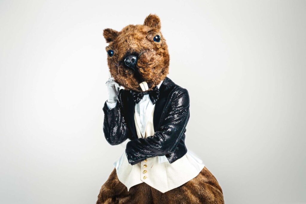 balss maskā bebra tēls