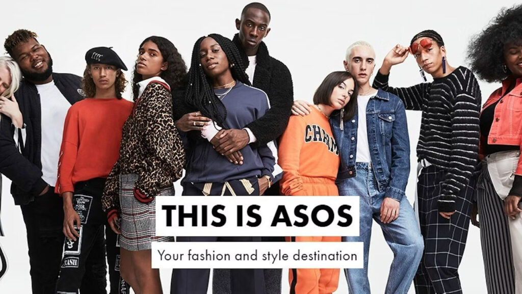 ''ASOS'' apģērbu internetveikals internetā.