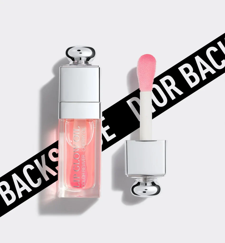 ''Dior Addict Lip Glow Oil'' lūpu spīdums un eļļa.