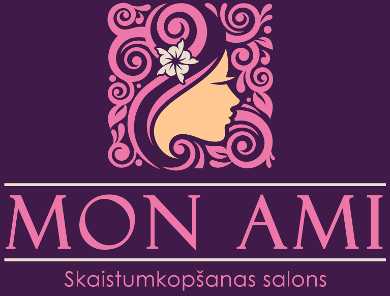 ''Mon ami'' saistumkopšanas studijas logo