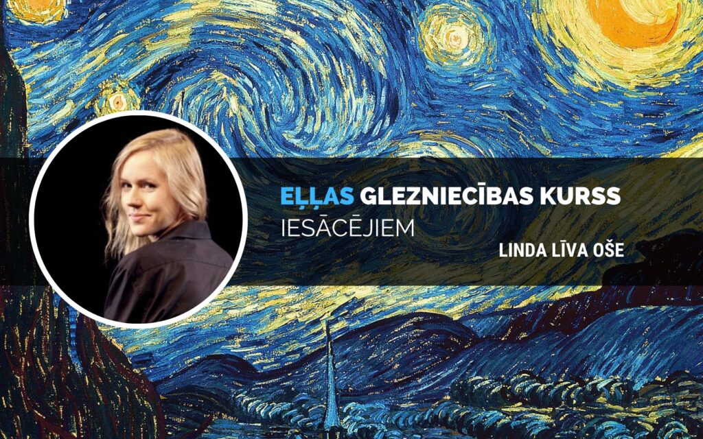 Lindas Līvas Ošes eļļas gleznošanas kurss- reklāma.