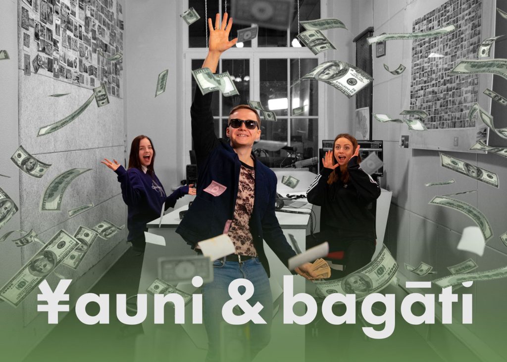 Jauni un bagāti raidījuma vadītājs Valters Vestmanis