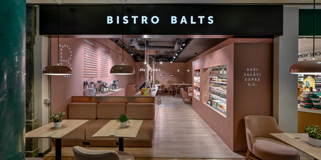 bistro ''BALTS'' ēdnīca TC galleria Rīga.