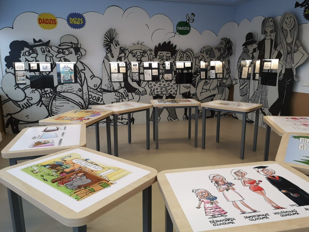 Ķekavas novadpētniecības muzeja karikatūras mākslas izstāde