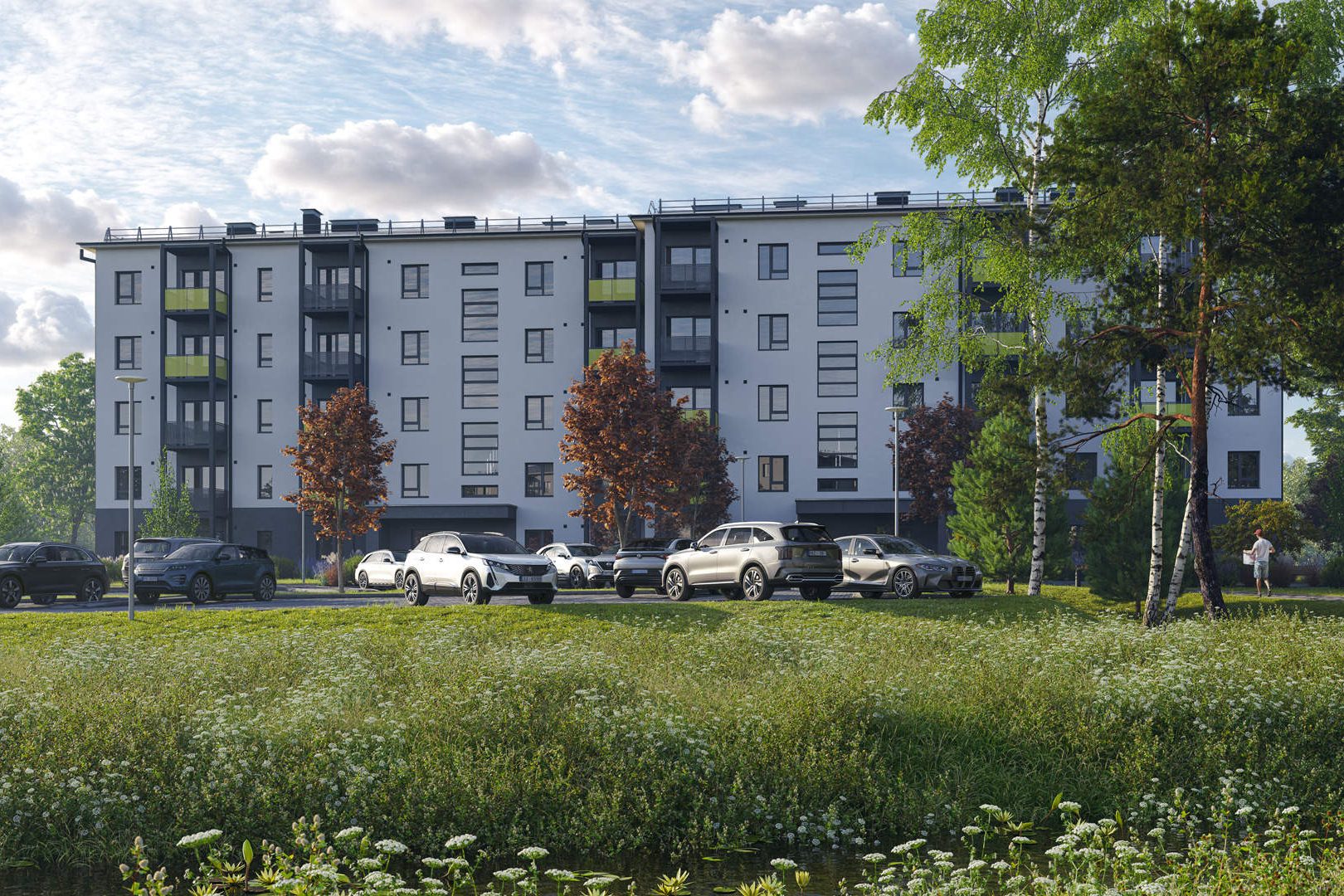 Bonava Latvija Dreilinga mājas apkārtne