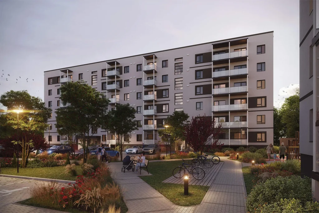 Pīlādžu mājas jaunā projekta ēka