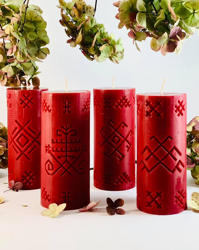 Sojas vaska sveces komplekts 18. novembrim