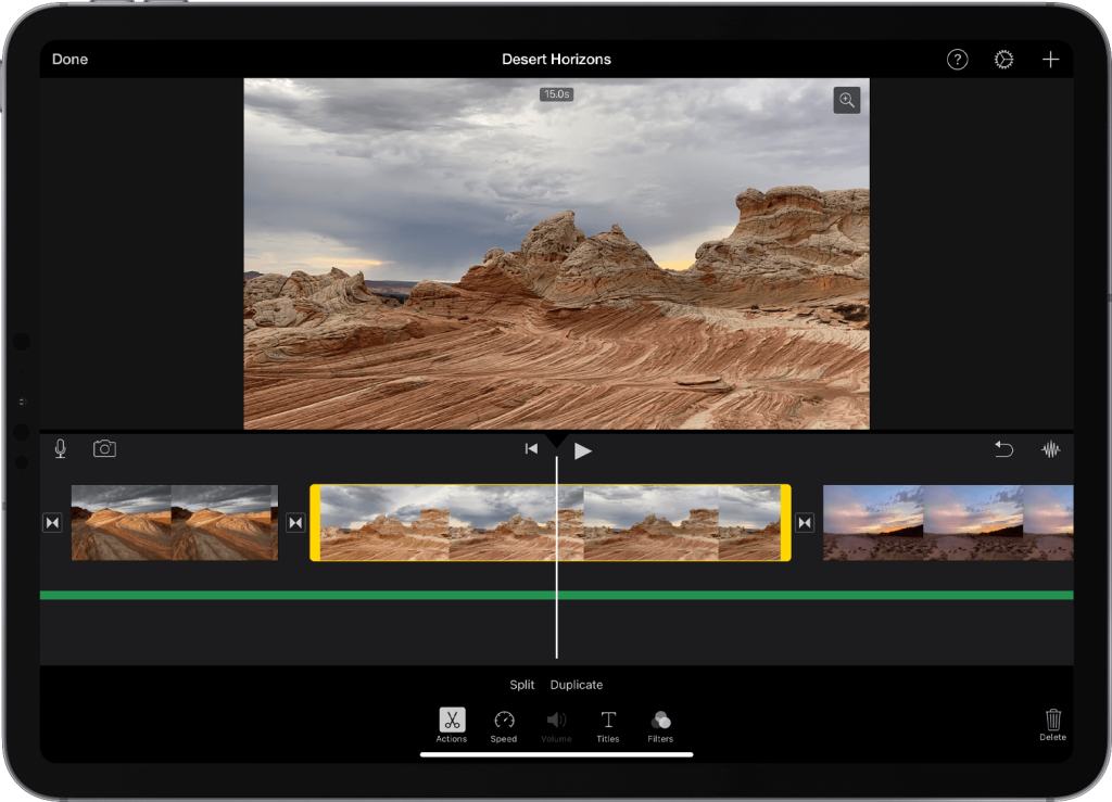 iMovie Apple Mac video redaktors