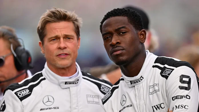 Breds Pits un Damson Idris F1 filmā
