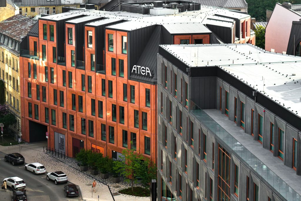 projekta "Magdelēnas kvartāls" otro kārta, orandžas fasādes