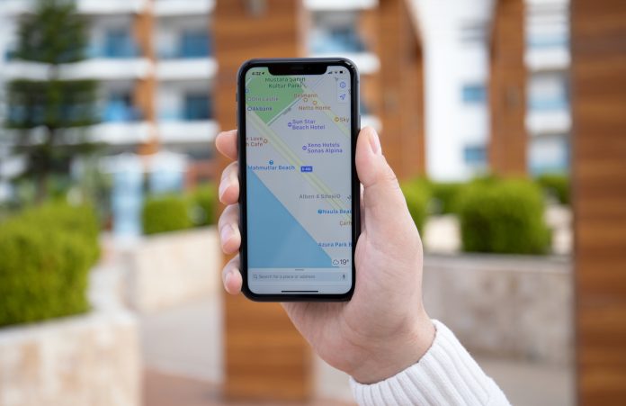 Apple Maps telefonā