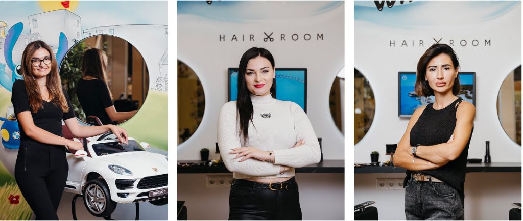 Hair room frizētavas komanda