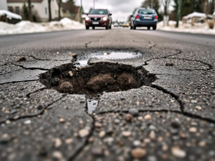 Liela bedre uz ceļa