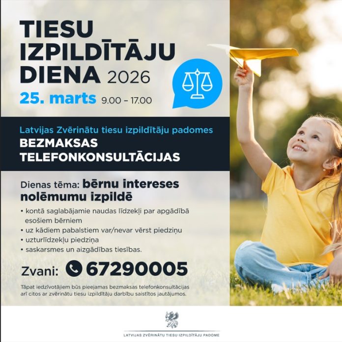 Tiesu izpildītāju diena 2026. gadā