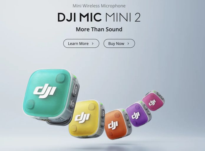 DJI MIC mini 2 mikrofoni