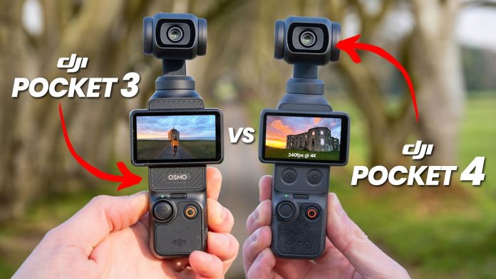 DJI pocket 4 salīdzinājums ar dji pocket 3