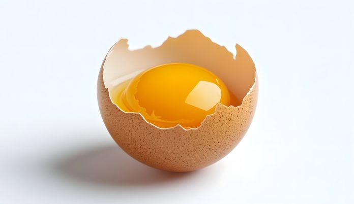Olas čaumalā dzeltenums