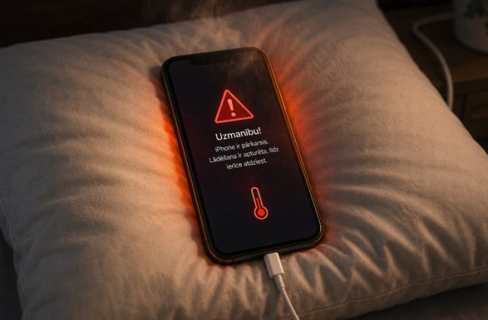 Nepareizi lādē telefonu