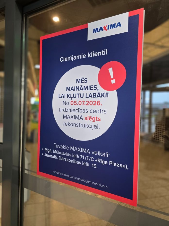 Maxima XXX pārmaiņas