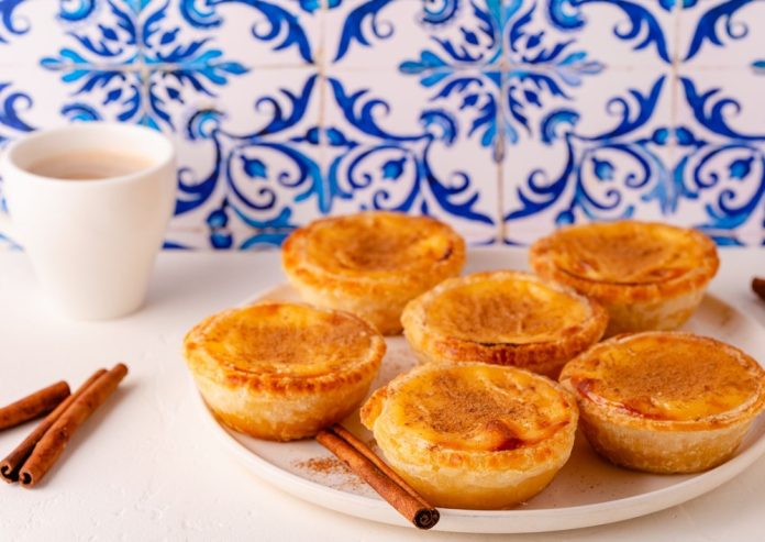 Sķīvī pastel de nata sķīvī