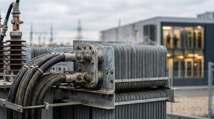 mākslīgā intelekta bums, transformātors un fonā moderns ofiss